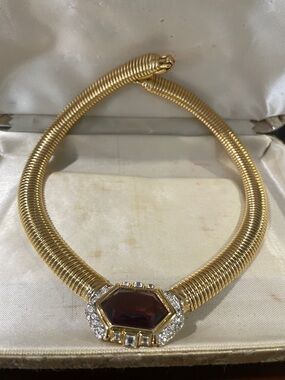 Nina Ricci Vintage Necklace with Swarovski Crystals